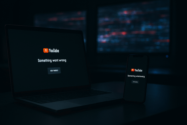 Read more about the article YouTube Down: Video Platform Faces Global Issues Disrupting Millions